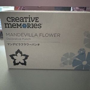 Creative Memories Mandevilla Flower Decorative Punch NIB